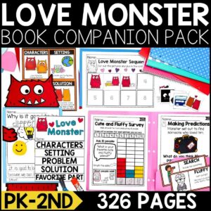 Love Monster Book Activities