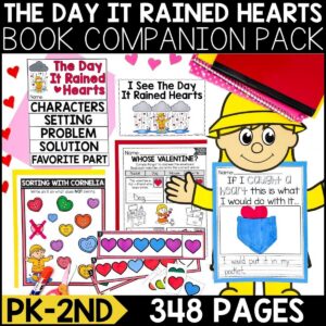 The Day it Rained Hearts Book Activities