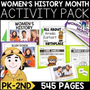 Women's History Month Activity Pack