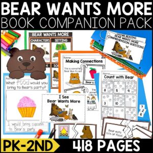 Bear Wants More Book Activities