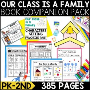 Our Class is a Family Book Activities