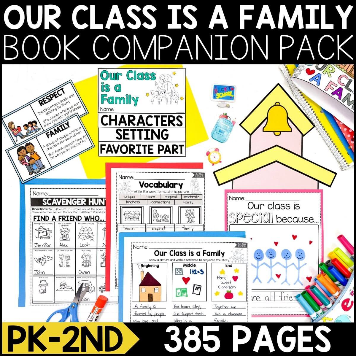 Our Class is a Family Book Activities