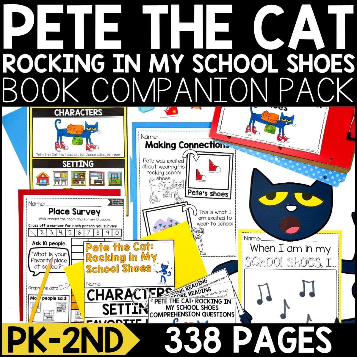 Pete the Cat Rocking in My School Shoes Book Activities