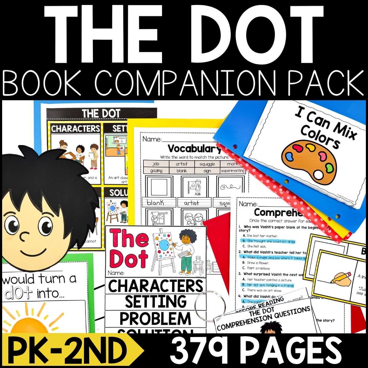The Dot by Peter Reynolds Book Activities