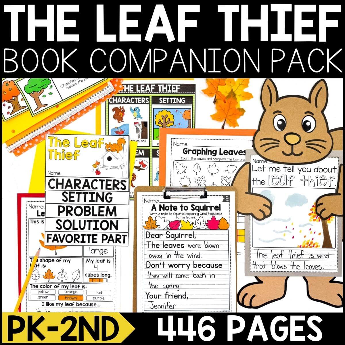 The Leaf Thief Book Activities
